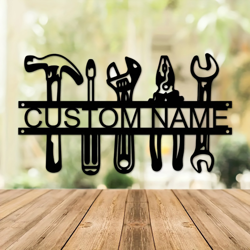 Workshop Tools And Names - Conception d'outils d'art mural en fer