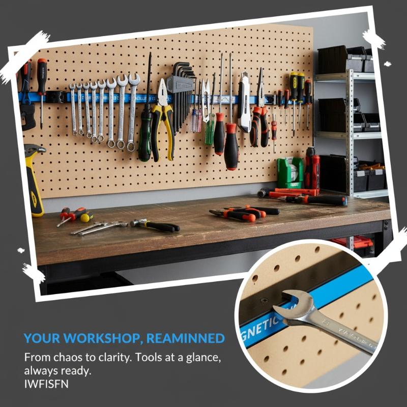 Workshop Tools Knife - Support magnétique pour couteaux 8/12/18/24 pouces,