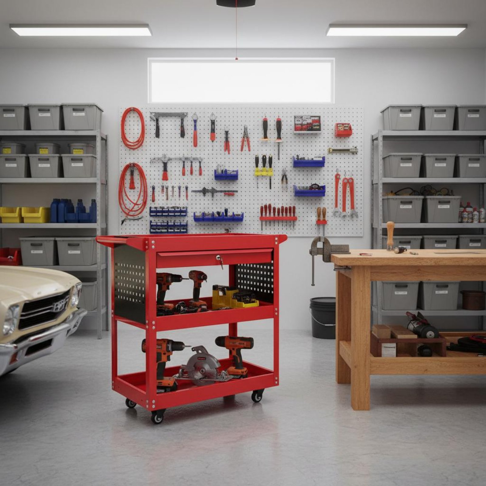Chariot à outils à 3 niveaux e - Workshop Tools Diy avis et prix