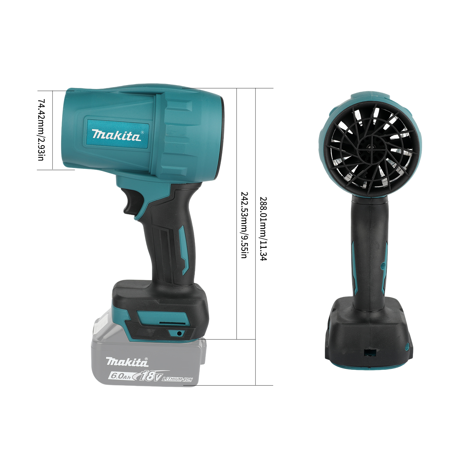 Souffleur turbo Makita 18V, 30 - Workshop Cleaning Tools avis et prix